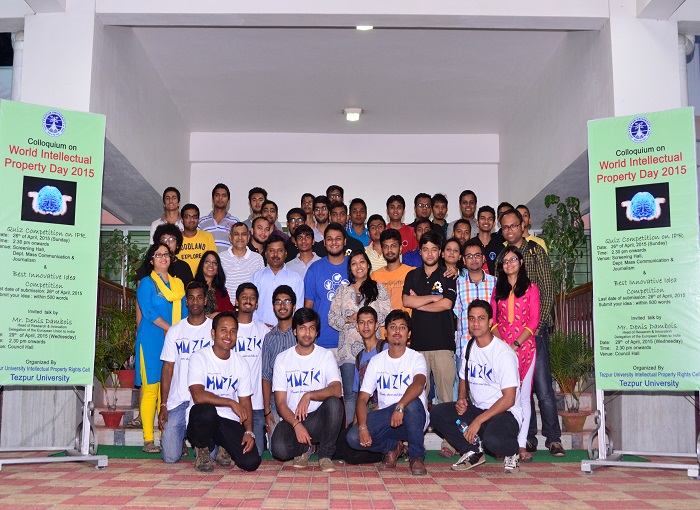The participants and organizing team of World IP day quiz competition